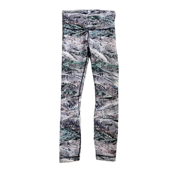 Lululemon Wunder Under High Rise Tight Springscape Multi Printed Leggings Size 4 - Picture 5 of 14